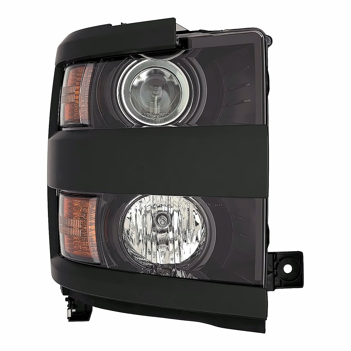 2015-2019 Chevrolet Silverado 2500 Passenger Side Head Lamp, gm2503439. Front view.