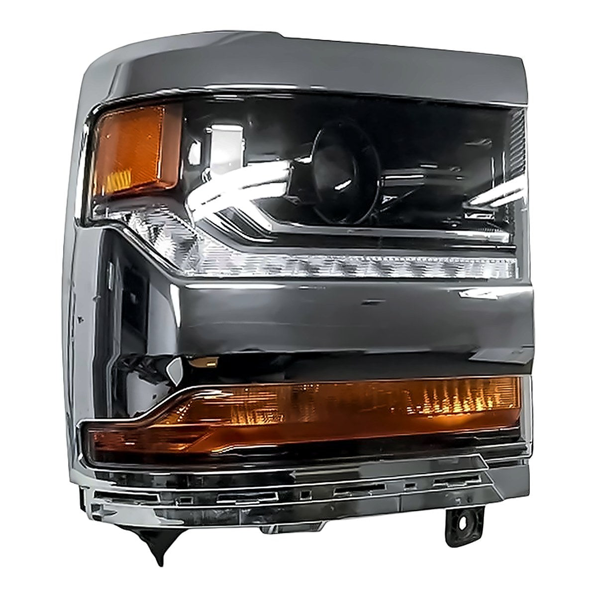 2016-2018 Chevrolet Silverado 1500 Passenger Side Head Lamp, gm2503445. Front view.