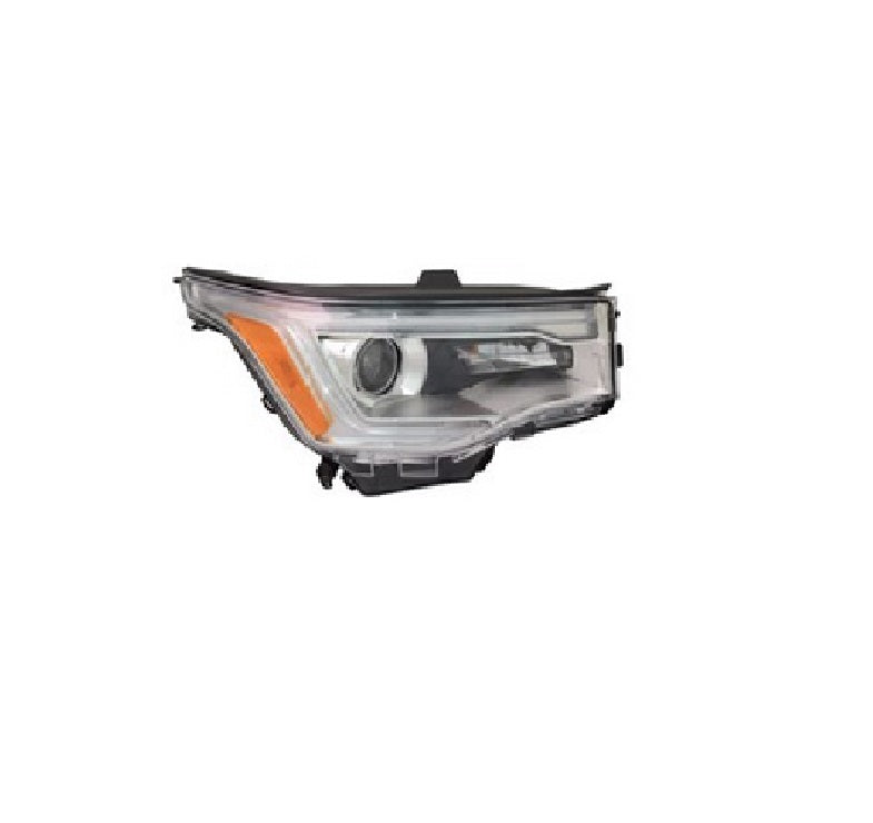 2017-2019 Gmc Acadia Head Lamp Passenger Side Hid Without Logo , GM2503448. Side view of the replacement part.
