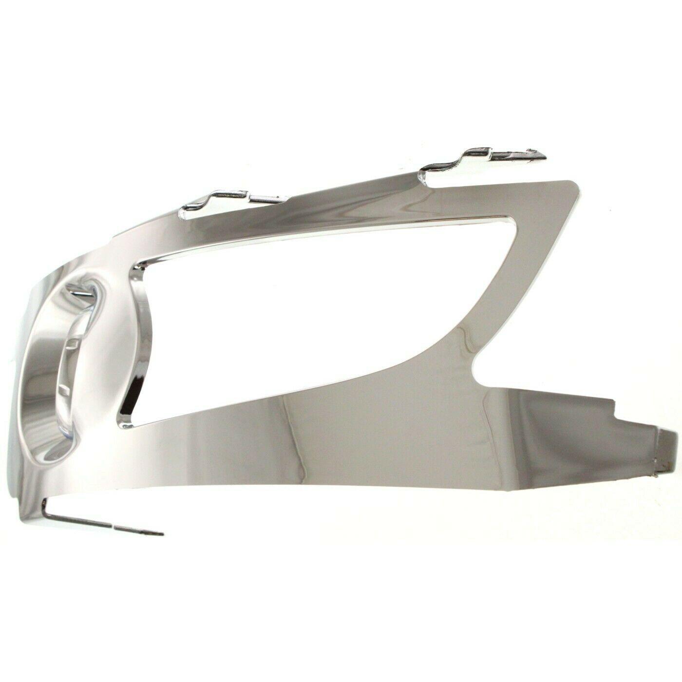 2008-2012 Buick Enclave Fog Lamp Bezel Front Driver Side All Chrome , GM2598108. Professional-grade auto body part.