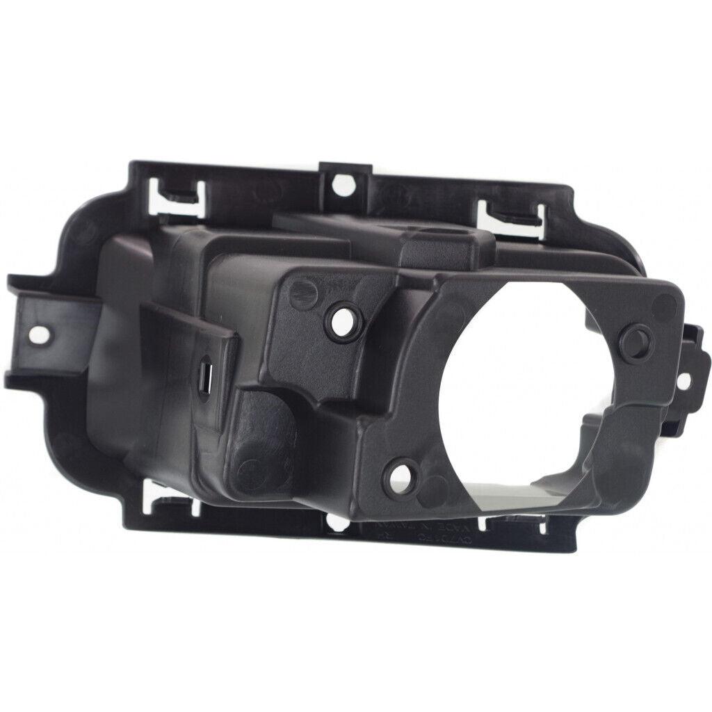 2014-2015 Chevrolet Silverado 1500 Fog Lamp Bracket Front Passenger Side Textured Black , GM2603102. Installed view for reference.