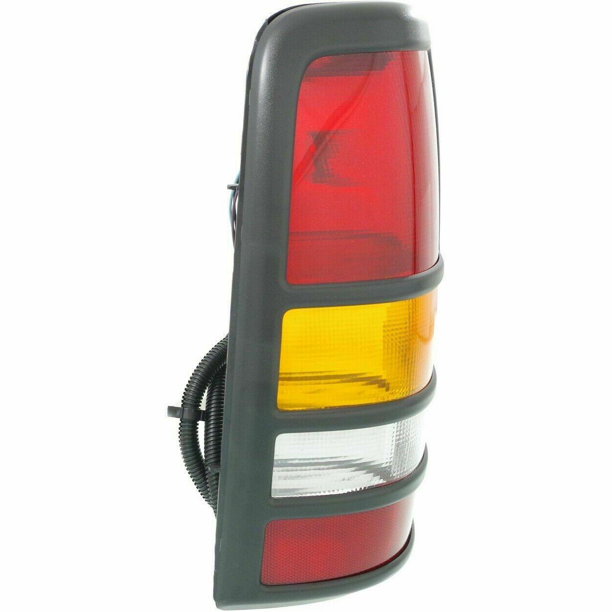 2001-2003 Chevrolet Silverado 1500 Tail Lamp Driver Side 3500 Black Bezel , GM2800166. Perfect fit and finish.