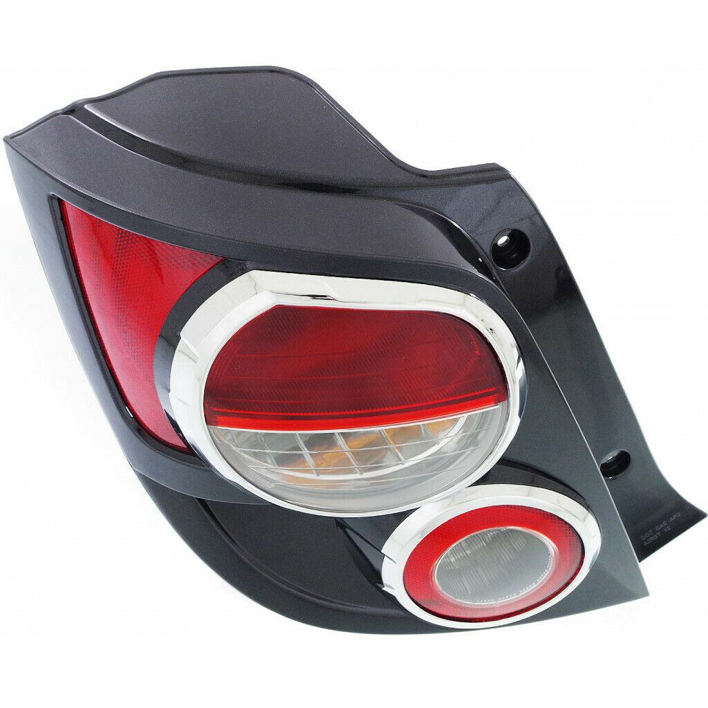 2012-2016 Chevrolet Sonic Hatchback Tail Lamp Driver Side , GM2800252. Angle view for visual reference.