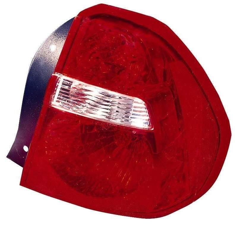 2008 Chevrolet Malibu Classic Tail Lamp Passenger Side , GM2801165. Installed view for reference.