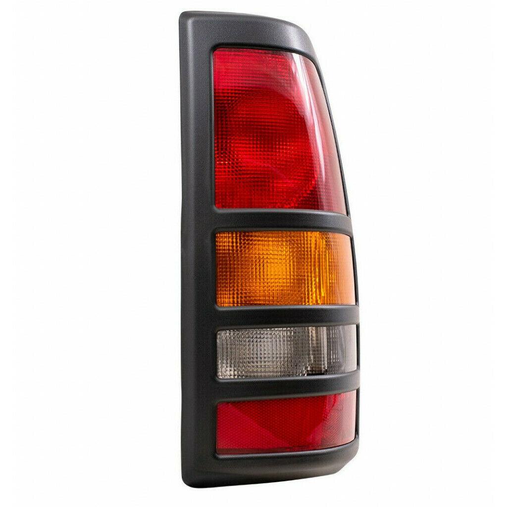2001-2003 Chevrolet Silverado 1500 Tail Lamp Passenger Side 3500 Black Bezel , GM2801166. Durable and impact-resistant.