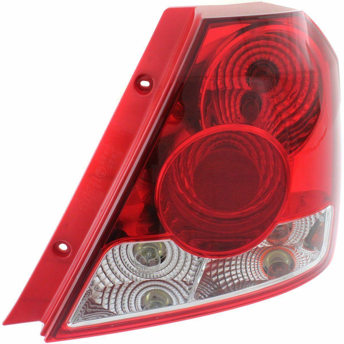 2005-2008 Pontiac Wave Hatchback Tail Lamp Passenger Side , GM2801175. High-quality aftermarket part.
