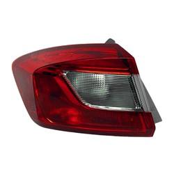 2016-2018 Chevrolet Cruze Sedan Tail Lamp Driver Side , GM2804124. Made with quality materials.