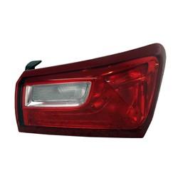 2016-2023 Chevrolet Malibu Tail Lamp Passenger Side Without Logo/Led , GM2805122. Installed view for reference.