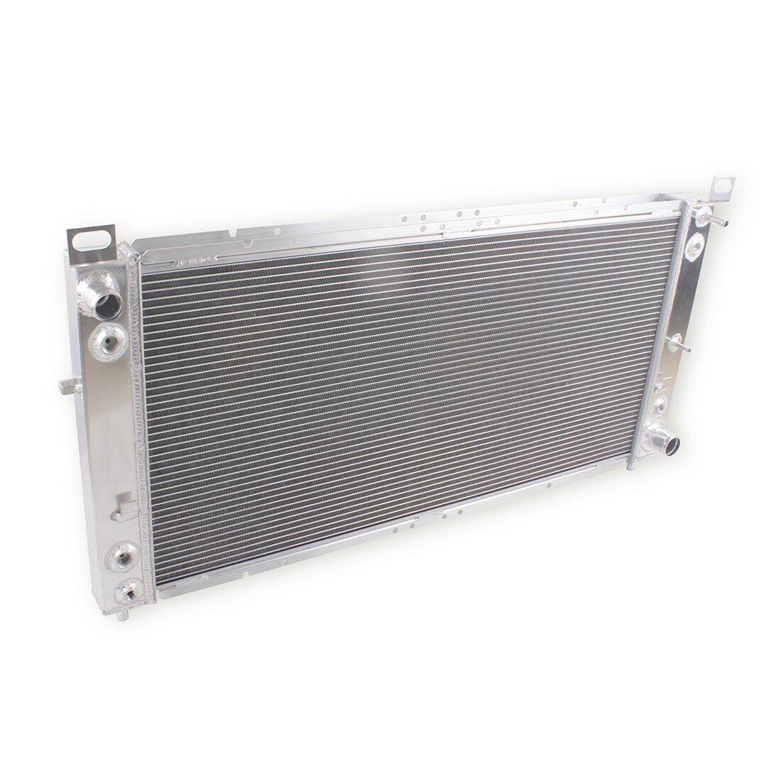2000-2011 Chevrolet Suburban Radiator , GM3010274. Angle view for visual reference.