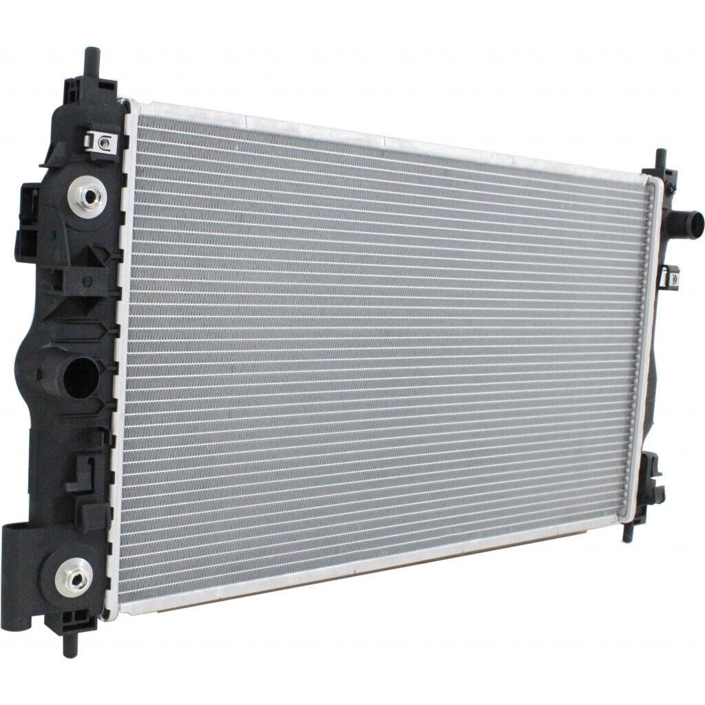 2011-2017 Buick Regal Radiator , GM3010538. Side view of the replacement part.