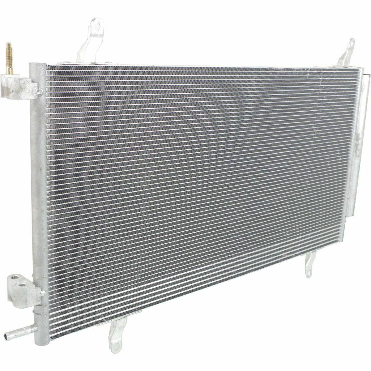 2012-2015 Chevrolet Camaro Condenser , GM3030302. Side view of the replacement part.