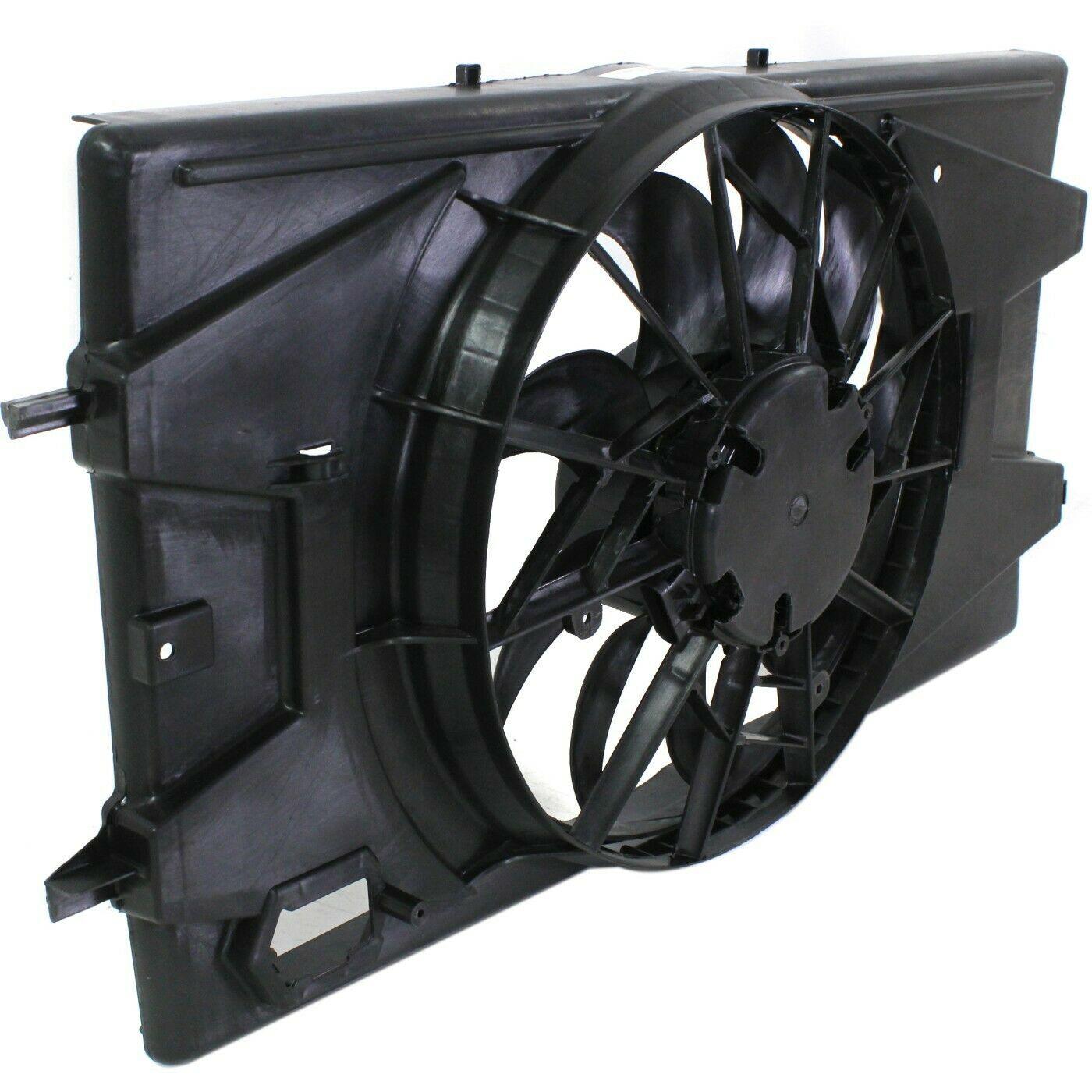 2005-2010 Chevrolet Cobalt Cooling Fan Assy 2.2L , GM3115179. Side view of the replacement part.