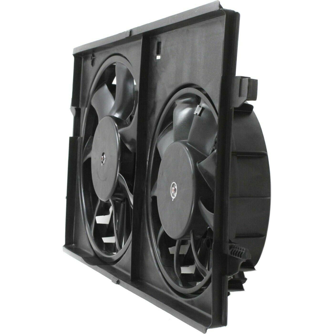 2008-2012 Chevrolet Malibu Cooling Fan Assy 3.5L Please Check Picture , GM3115208. Angle view for visual reference.