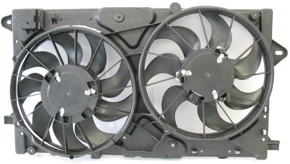 2014-2017 Chevrolet Malibu Cooling Fan Assy 2.4L Dual Fan Assy , GM3115237. Replacement part ready for install.