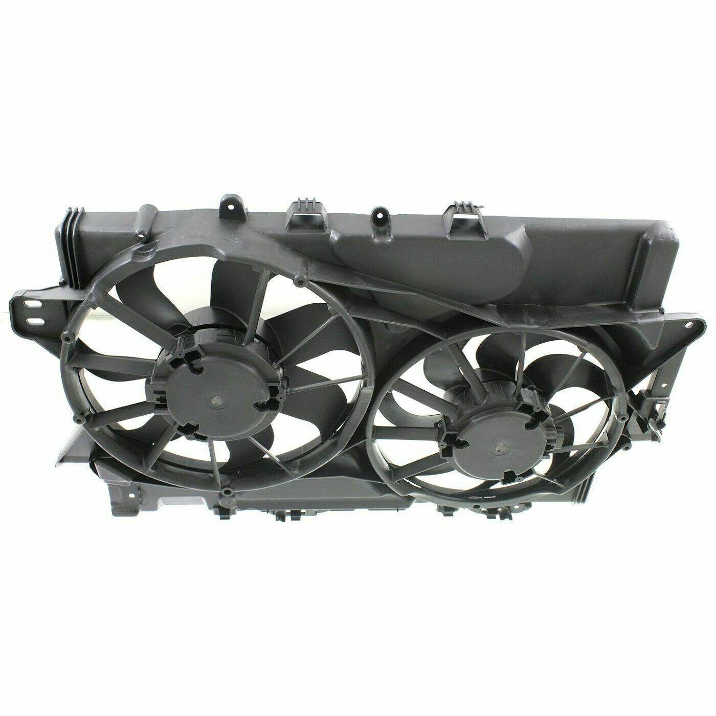 2008-2009 Chevrolet Equinox Cooling Fan Assy 3.4L Dual Fan Assy 2Nd Design , GM3115241. Designed for OEM alignment.