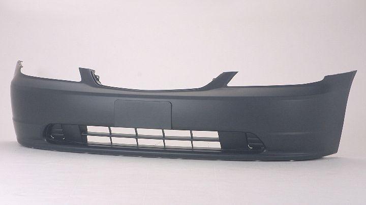 2001-2003 Honda Civic Coupe Front Bumper Primed , HO1000197. Lightweight yet durable construction.