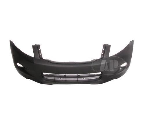 2008-2010 Honda Accord Sedan Front Bumper Primed V6 With Fog Lamps , HO1000255. Factory-style replacement part.