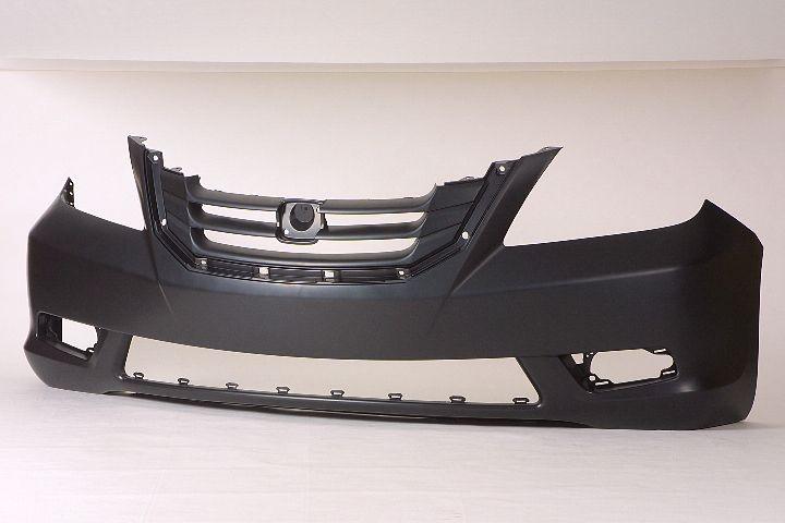 2008-2010 Honda Odyssey Front Bumper Primed Ex-Lx Models , HO1000257. Side view of the replacement part.