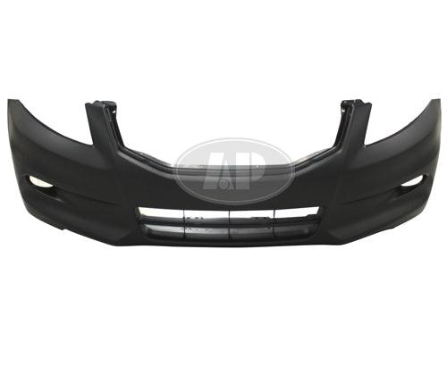 2011-2012 Honda Accord Sedan Front Bumper V6 Primed , HO1000279. Installed view for reference.