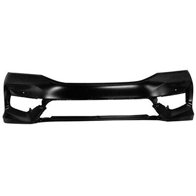 2016-2017 Honda Accord Sedan Front Bumper Primed With Sensor , HO1000303. Exact fit for vehicle restoration.
