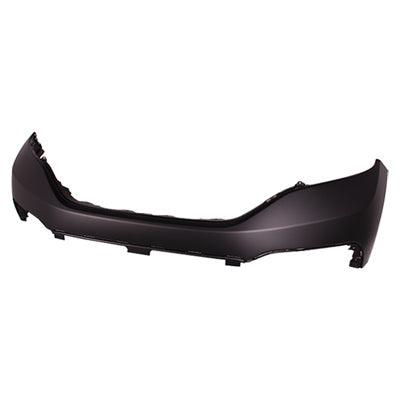 2012-2014 Honda CRV Front Upper Bumper Primed , HO1014100. Side view of the replacement part.