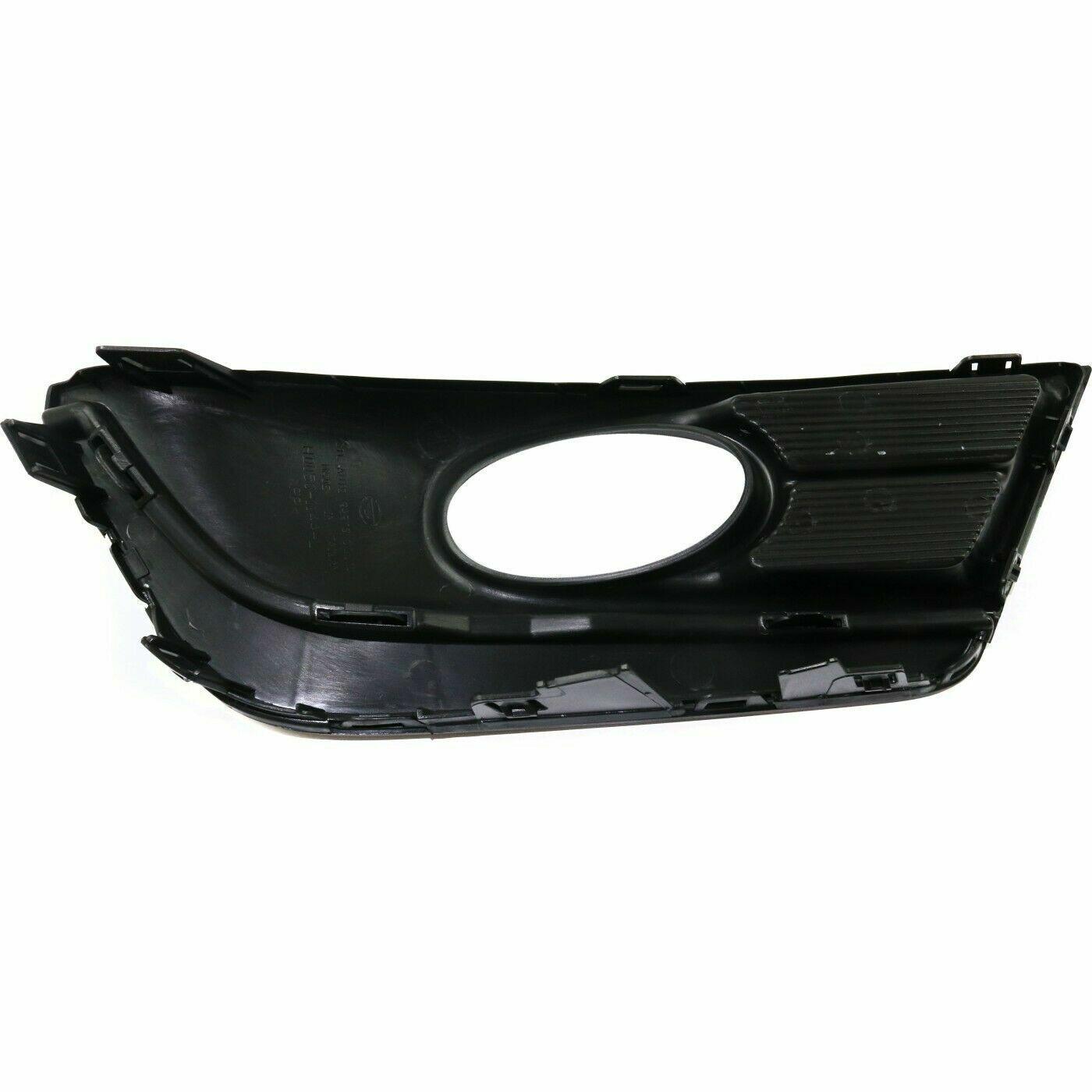 2017-2019 Honda CRV Fog Lamp Bezel Front Driver Side Black With Black Moulding , HO1038134. Precision fitment for collision repair.