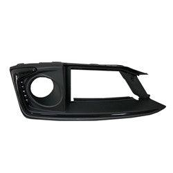 2019-2020 Honda Civic Coupe Fog Lamp Bezel Front Driver Side Black Sport Model , HO1038147. Durable and impact-resistant.