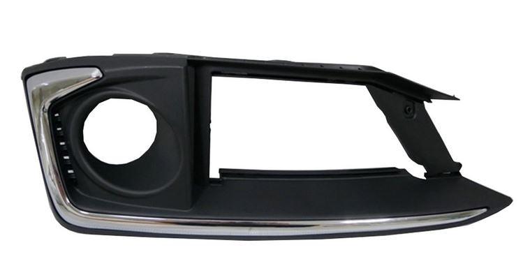 2019-2020 Honda Civic Coupe Fog Lamp Bezel Front Driver Side , HO1038148. Precision fitment for collision repair.