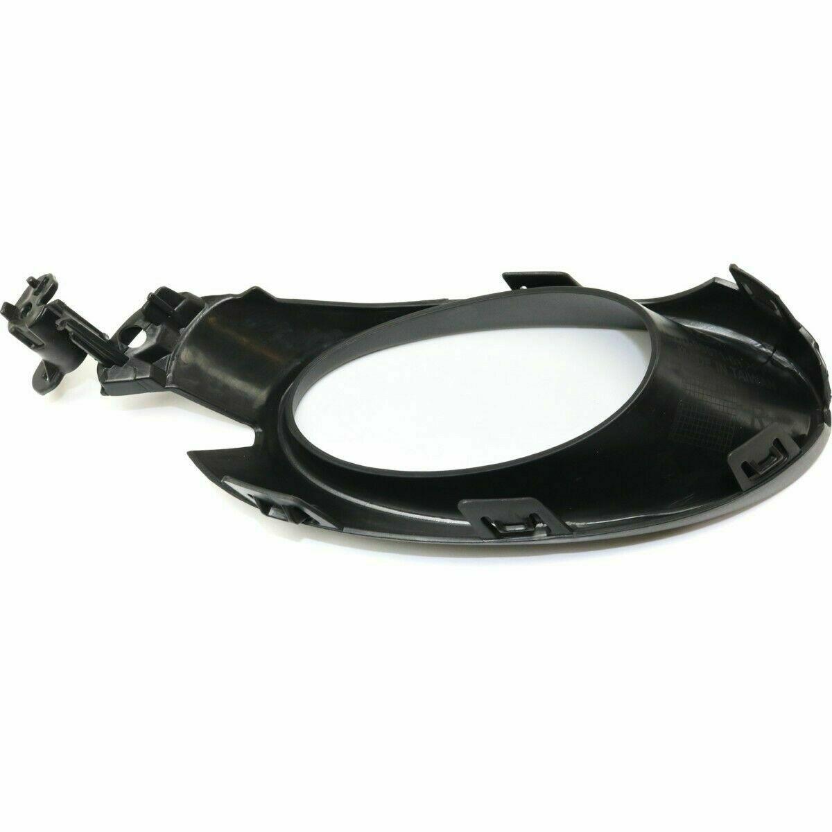 2014-2015 Honda Civic Coupe Fog Lamp Bezel Front Passenger Side Dark Gray Textured , HO1039123. Factory-style replacement part.