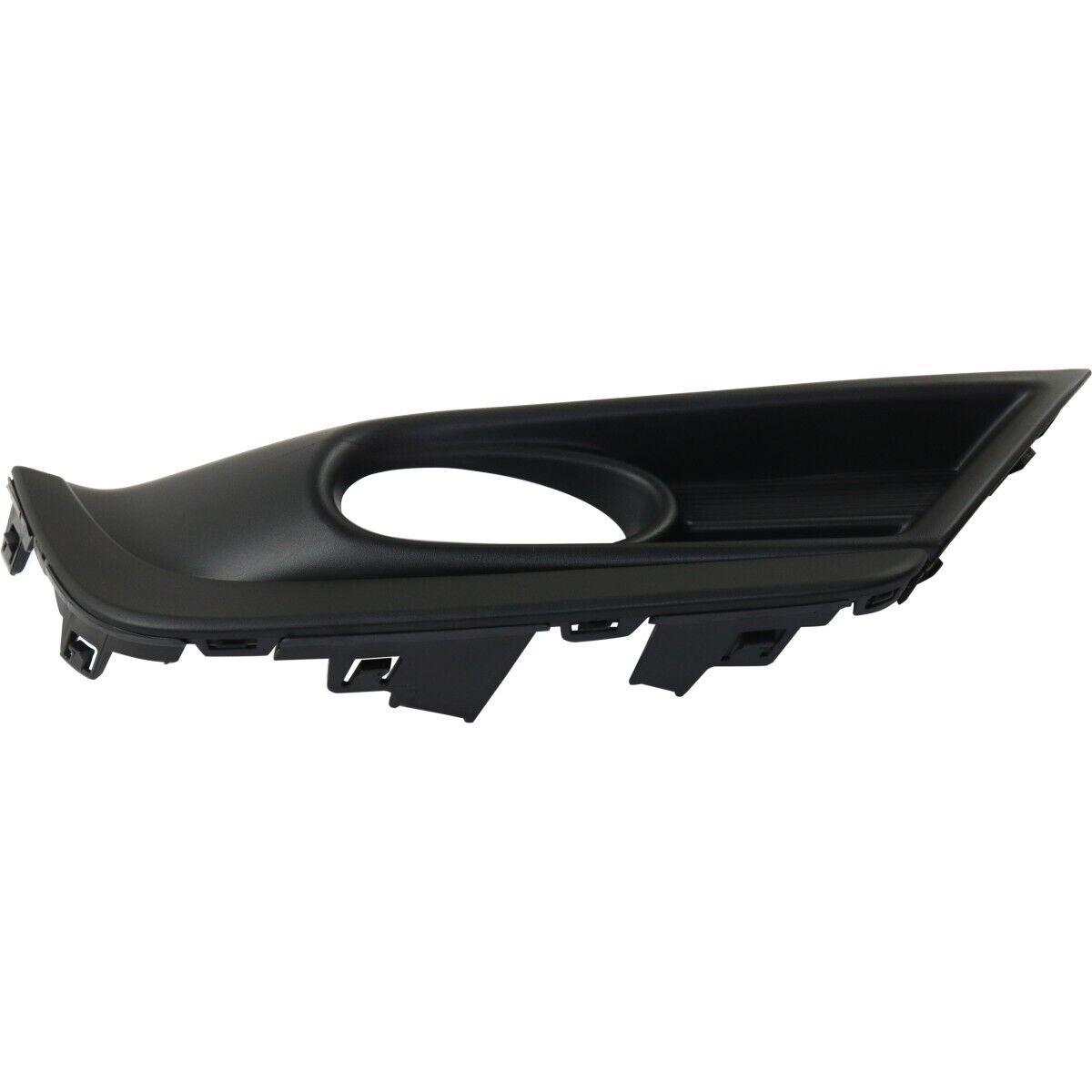 2017-2019 Honda CRV Fog Lamp Bezel Front Passenger Side Black With Black Moulding , HO1039134. Factory-style replacement part.