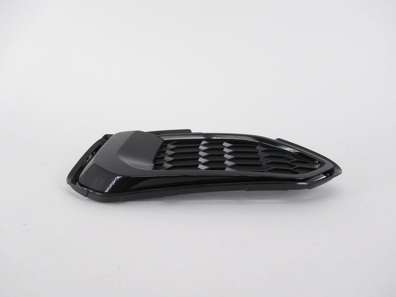 2018-2020 Honda FIT Fog Lamp Cover Front Passenger Side Gloss Black , HO1039150. Side view of the replacement part.