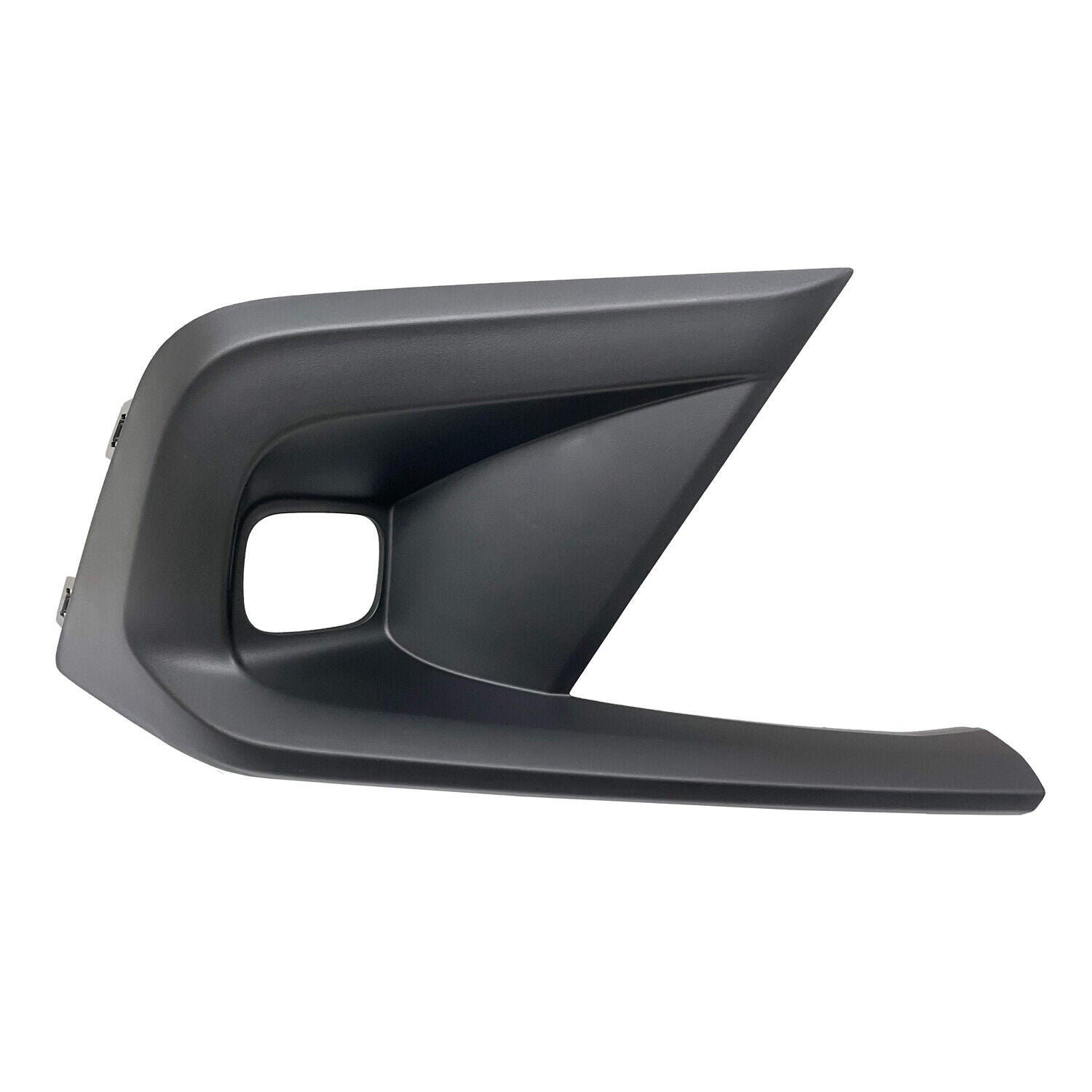 2022-2024 Honda Civic Hatchback Fog Lamp Bezel Front Passenger Side Textured , HO1039164. Angle view for visual reference.