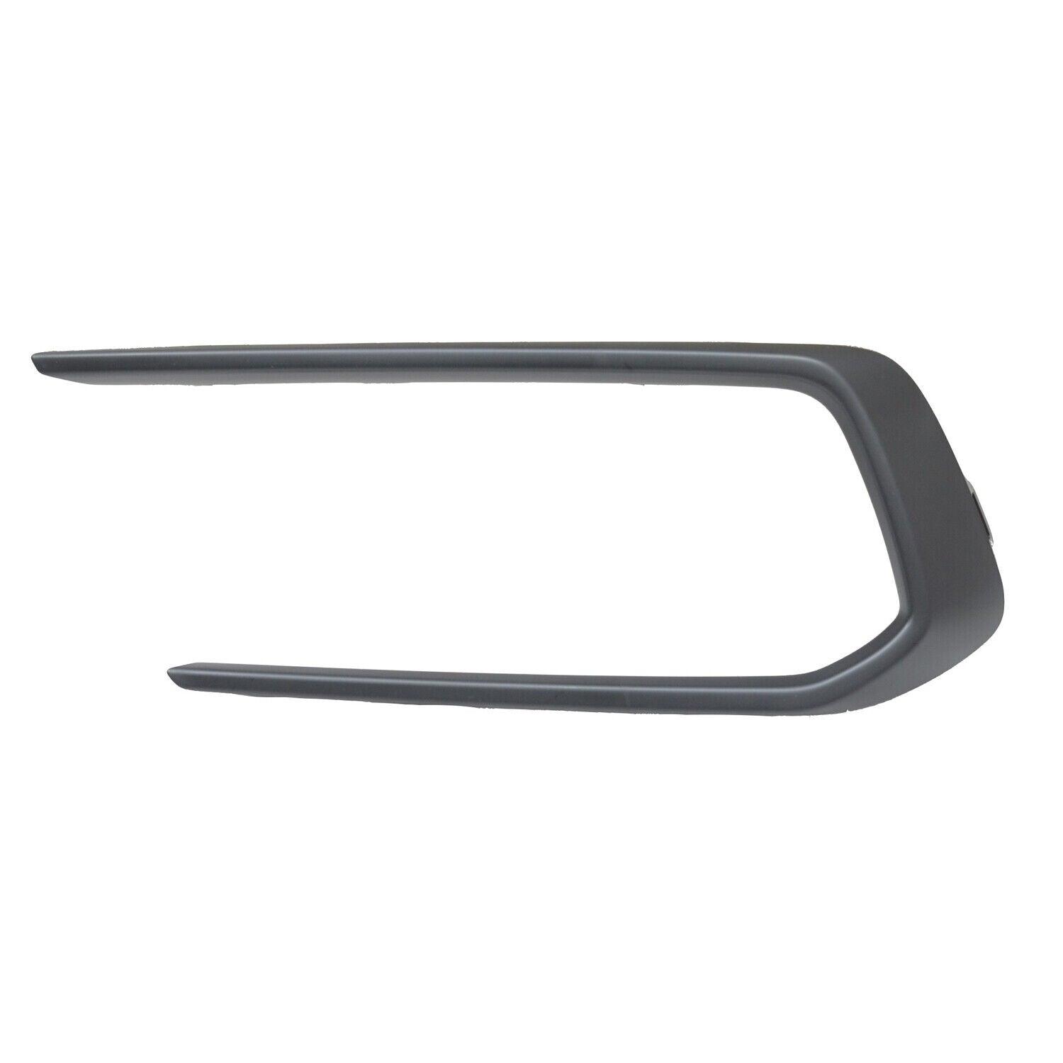 2019-2021 Honda Passport Fog Lamp Trim Front Driver Side Textured Black , HO1046109. Side view of the replacement part.