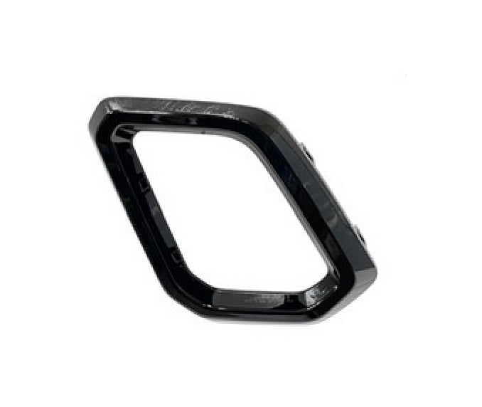2023-2024 Honda CRV Hybrid Grille Insert Driver Side Outer Gloss Black , HO1046113. Installed view for reference.