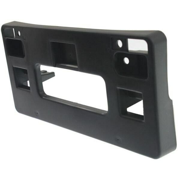 2008-2012 Honda Accord Sedan License Plate Bracket Front , HO1068112. Side view of the replacement part.