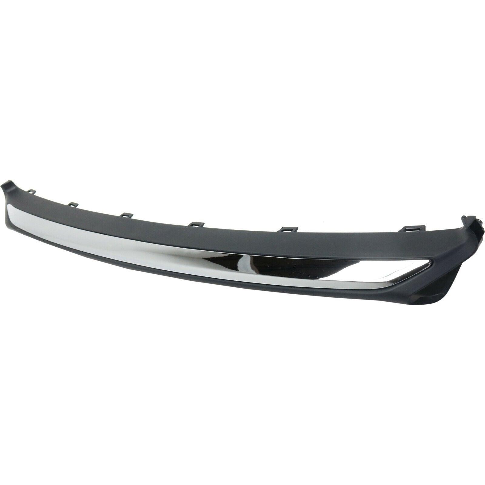 2013 Honda Accord Sedan Bumper Lower Moulding Front Chrome , HO1095118. Installed view for reference.