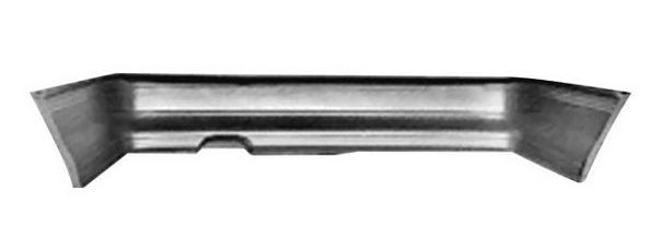 1990-1991 Honda Accord Sedan Rear Bumper Black , HO1100145. Factory-style replacement part.