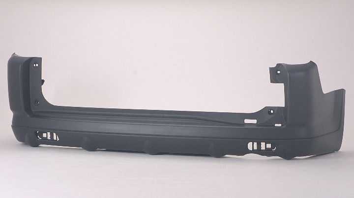 2002-2004 Honda CRV Rear Bumper Matte Black , HO1100203. Factory-style replacement part.