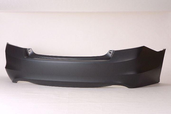 2008-2012 Honda Accord Sedan Rear Bumper Primed V6 , HO1100245. Factory-style replacement part.