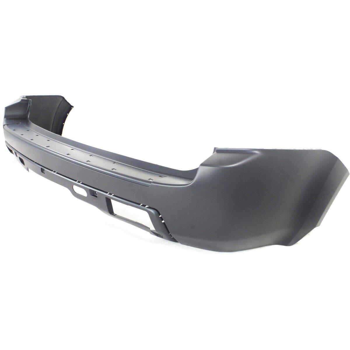 2009-2011 Honda Pilot Rear Bumper Primed Lx/Ex/Exl Without Sensor , HO1100257. Side view of the replacement part.