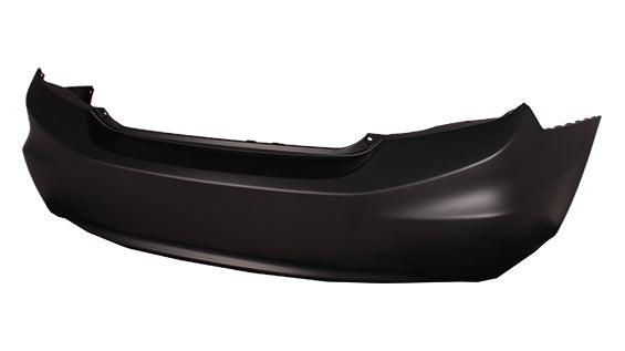 2012 Honda Civic Sedan Rear Bumper Primed , HO1100272. Replacement part ready for install.