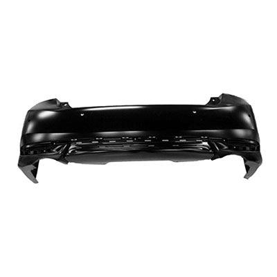 2016-2017 Honda Accord Sedan Rear Bumper Primed V6 Touring With Sensor , HO1100293. Exact fit for vehicle restoration.