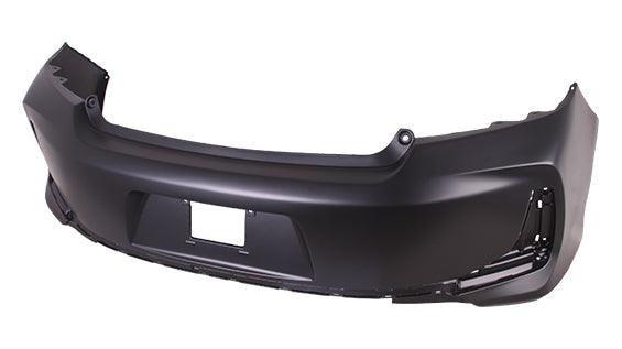 2016-2017 Honda Accord Coupe Rear Bumper Primed Without Sensor , HO1100294. Durable and impact-resistant.