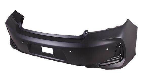 2016-2017 Honda Accord Coupe Rear Bumper Primed With Sensor Touring Model , HO1100295. Replacement part ready for install.