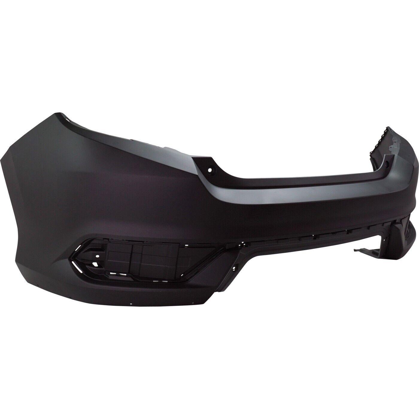 2017-2020 Honda Civic Coupe Rear Bumper Primed Si Model , HO1100313. Angle view for visual reference.