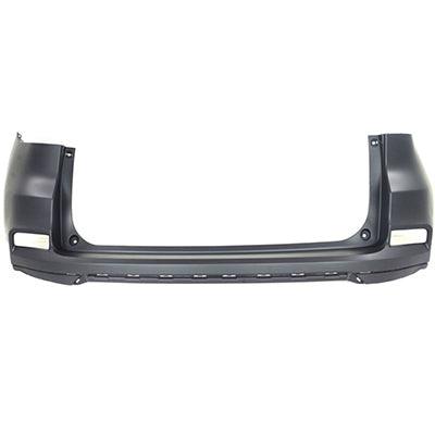 2015-2016 Honda CRV Rear Upper Bumper Primed , HO1114103. Angle view for visual reference.