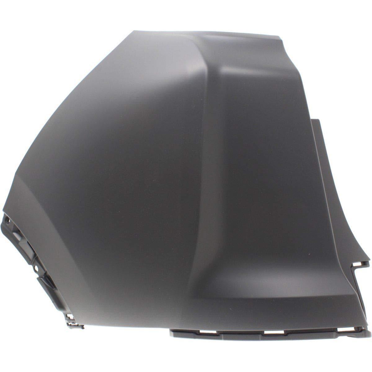 2017-2022 Honda CRV Bumper End Rear Driver Side Primed , HO1116104. Side view of the replacement part.