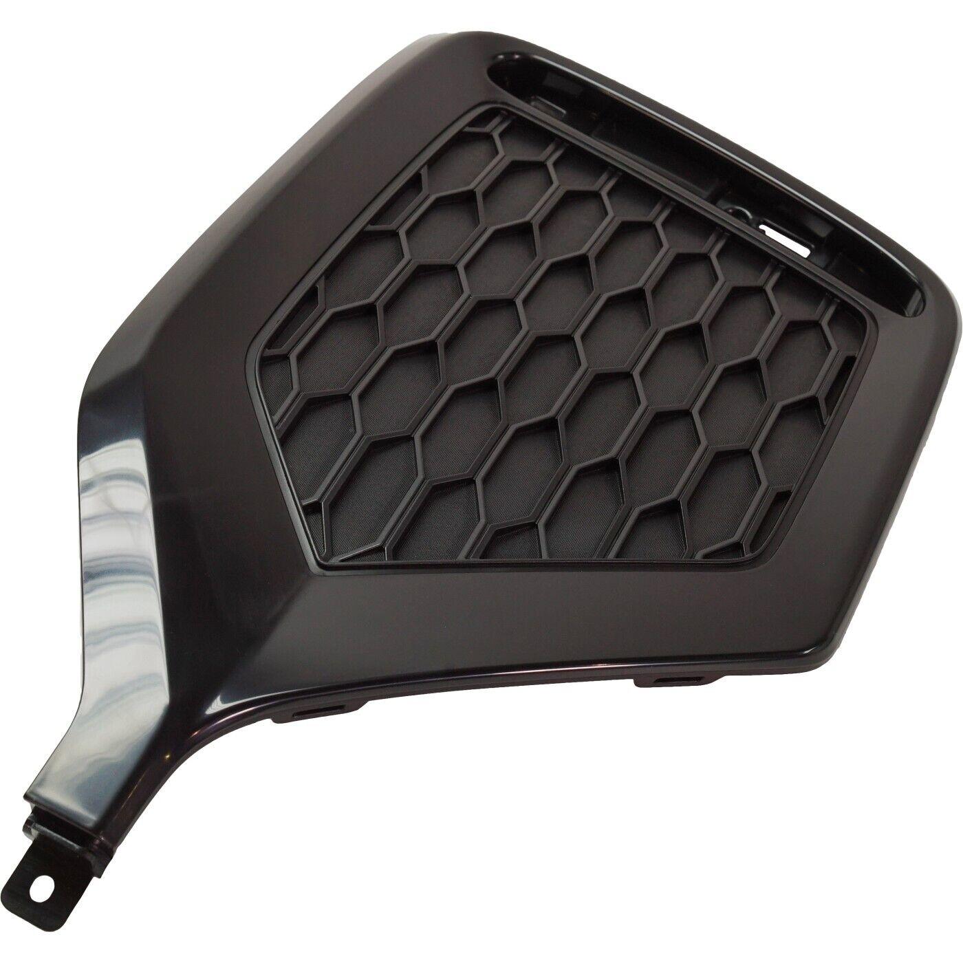 2017-2019 Honda Civic Hatchback Grille Rear Driver Side Matte Black , HO1138102. Factory-style replacement part.