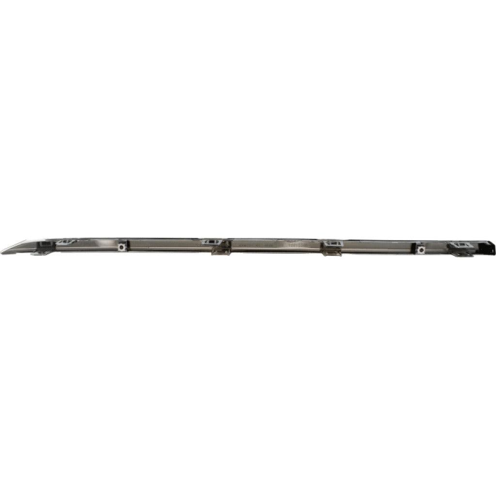 2018-2022 Honda Accord Sedan Bumper Moulding Rear Passenger Side Chrome Textured , HO1147102. Side view of the replacement part.