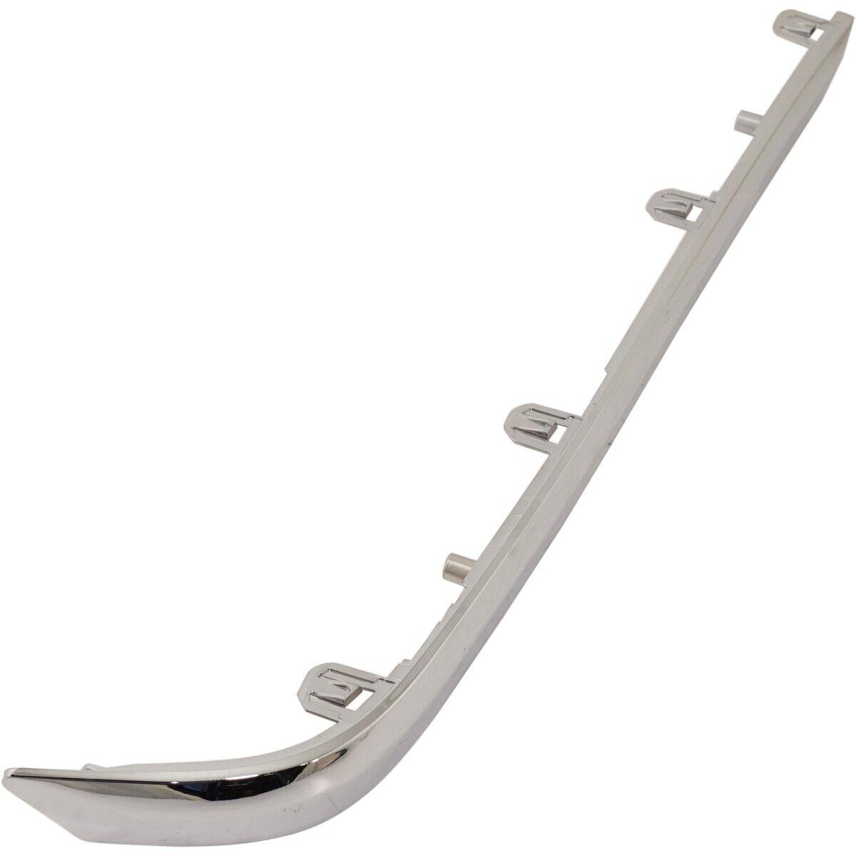 2017-2020 Honda Ridgeline Bumper Moulding Rear Passenger Side Bright Chrome , HO1147106. Exact fit for vehicle restoration.